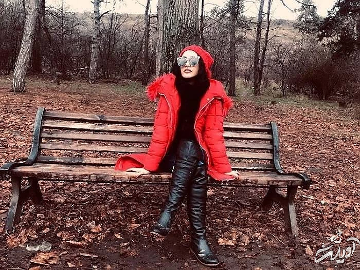 عکس پائیزی الهه حصاری الهه حصاری در جنگل